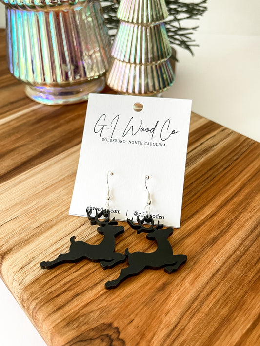 Reindeer Dangle Earrings