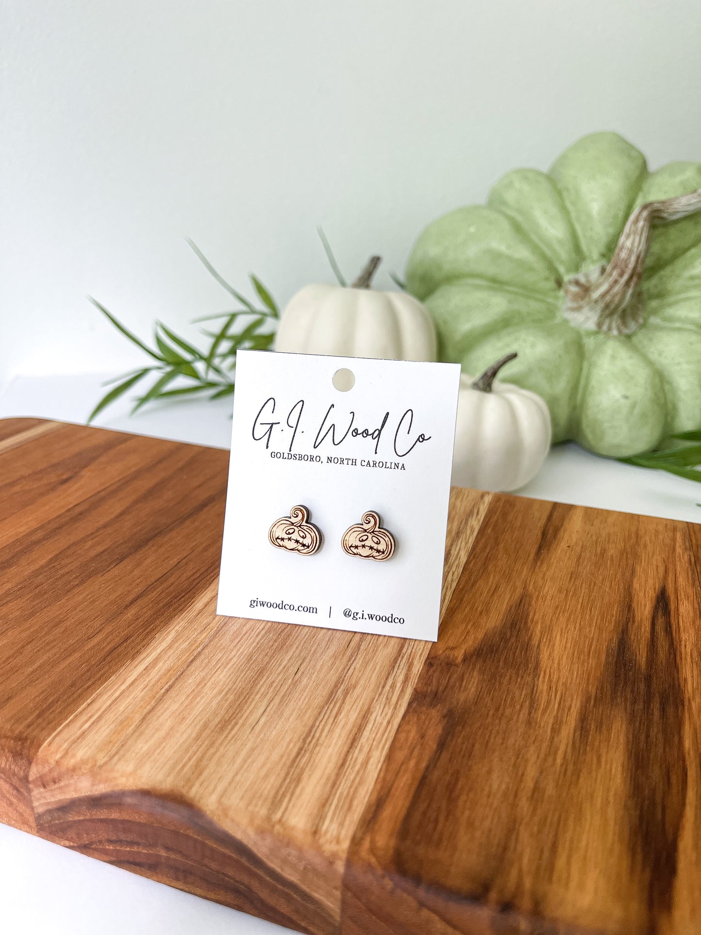 Squished Pumpkin Earrings