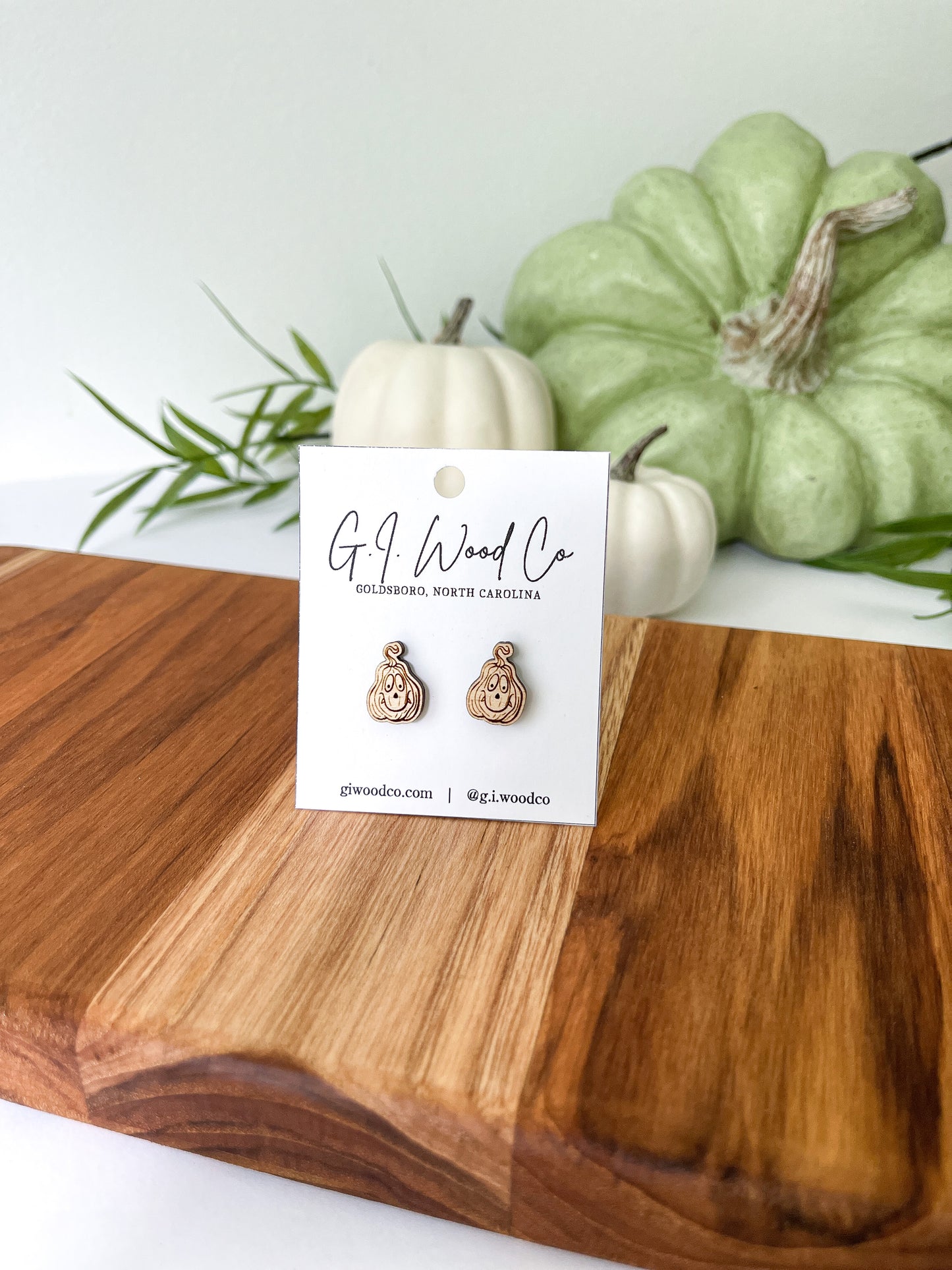 Tall Pumpkin Earrings