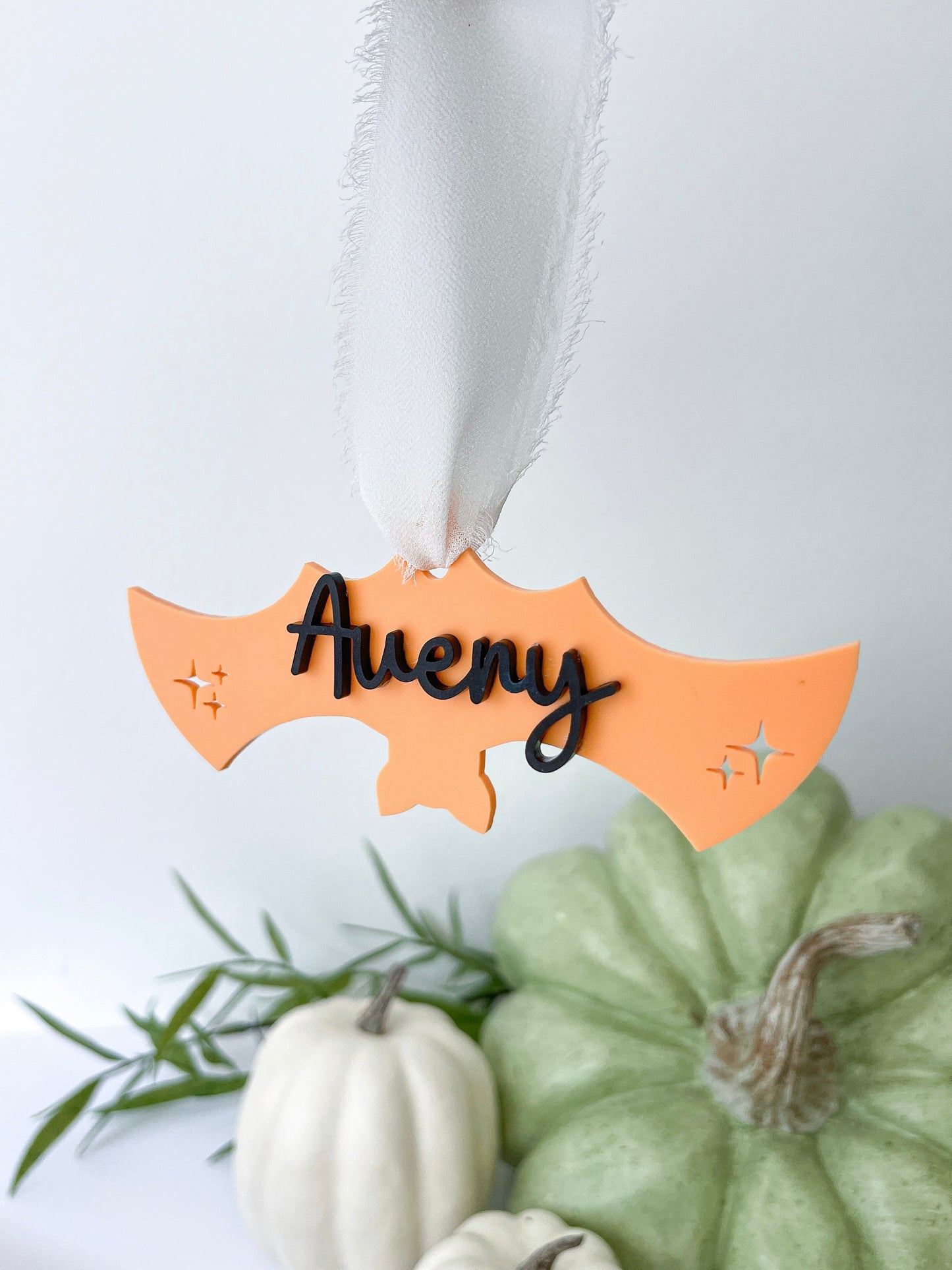 Acrylic Boo Basket Tags