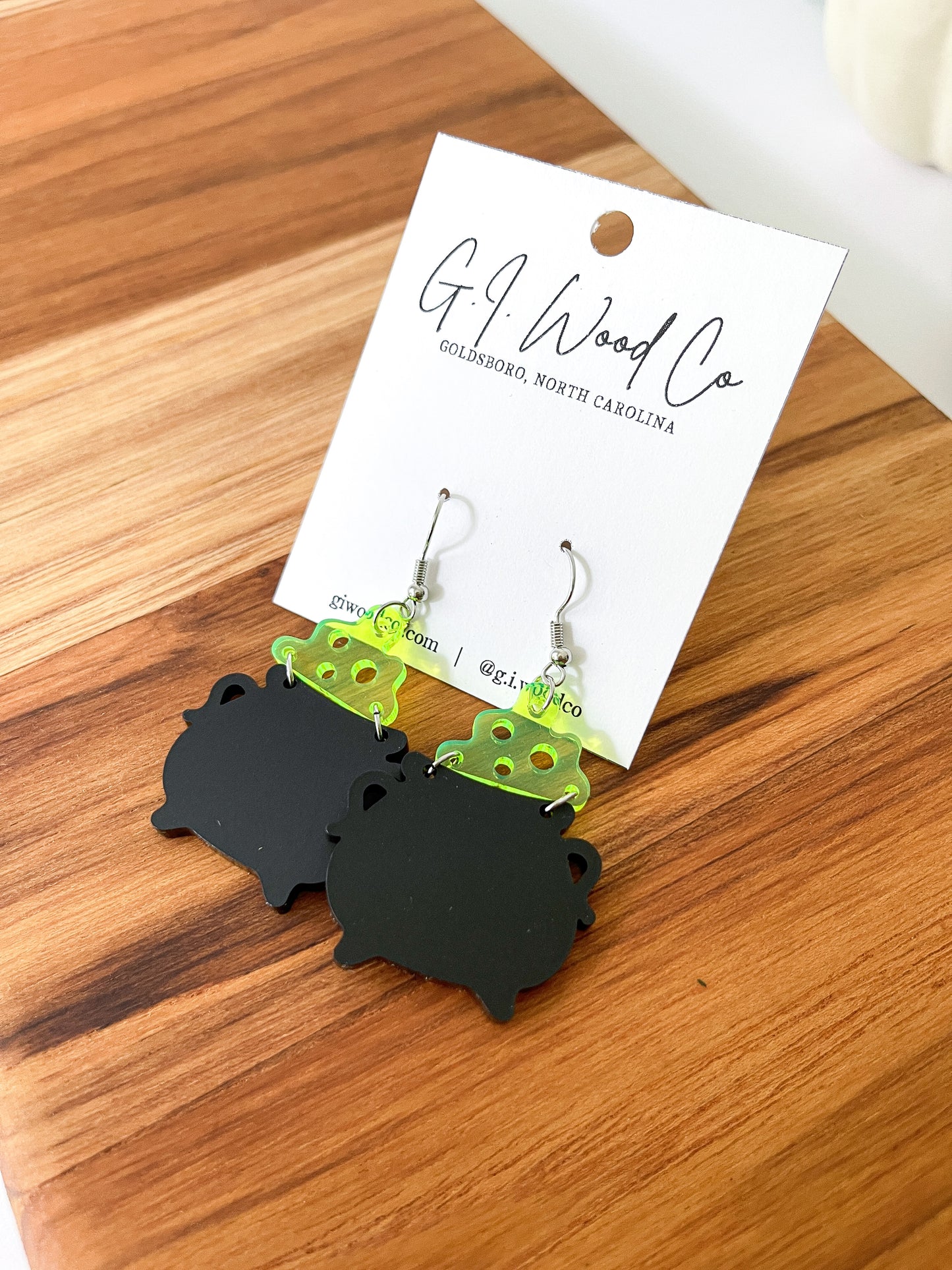 Bubbling Cauldron Dangle Earrings