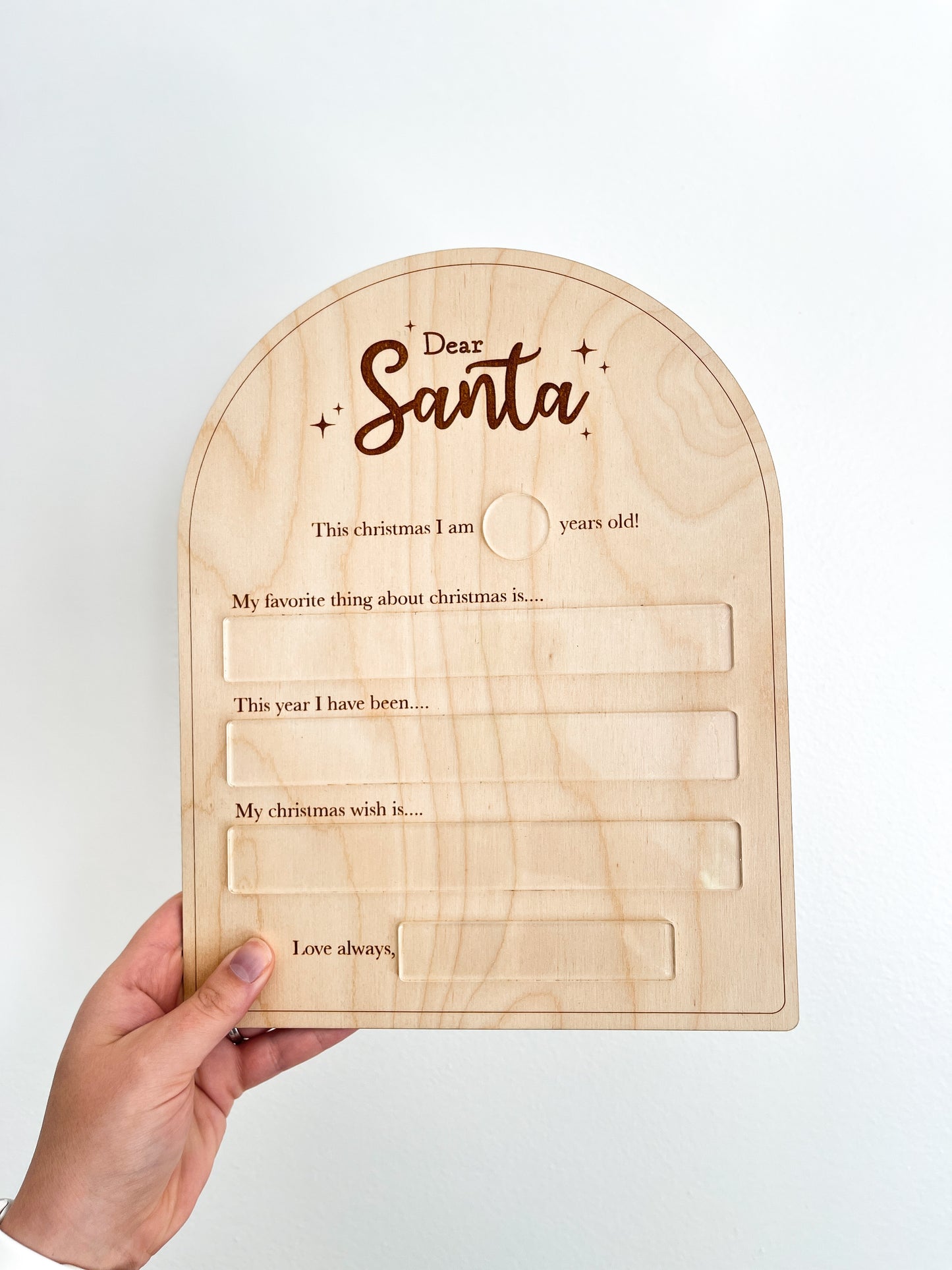 Reusable Santa Letter Board