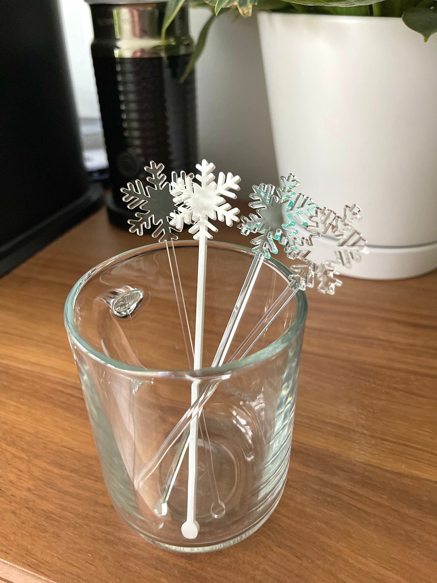 Snowflake Stir Sticks