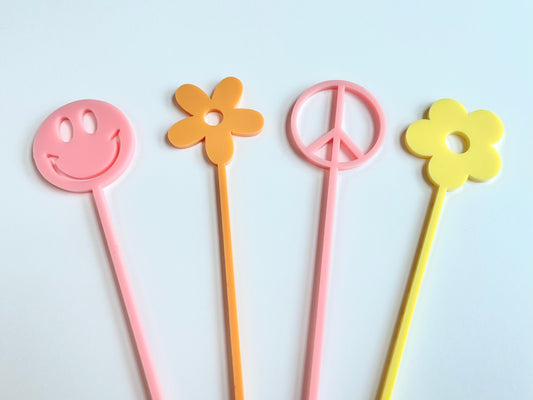 Groovy Stir Sticks