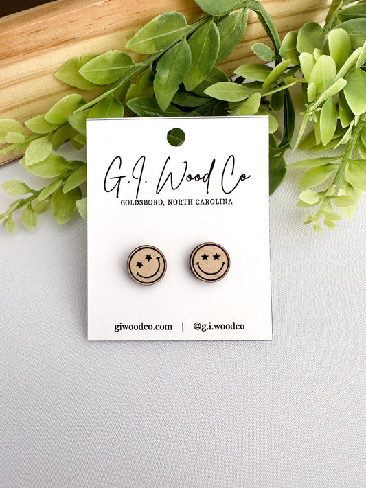 Star Smiley Earrings