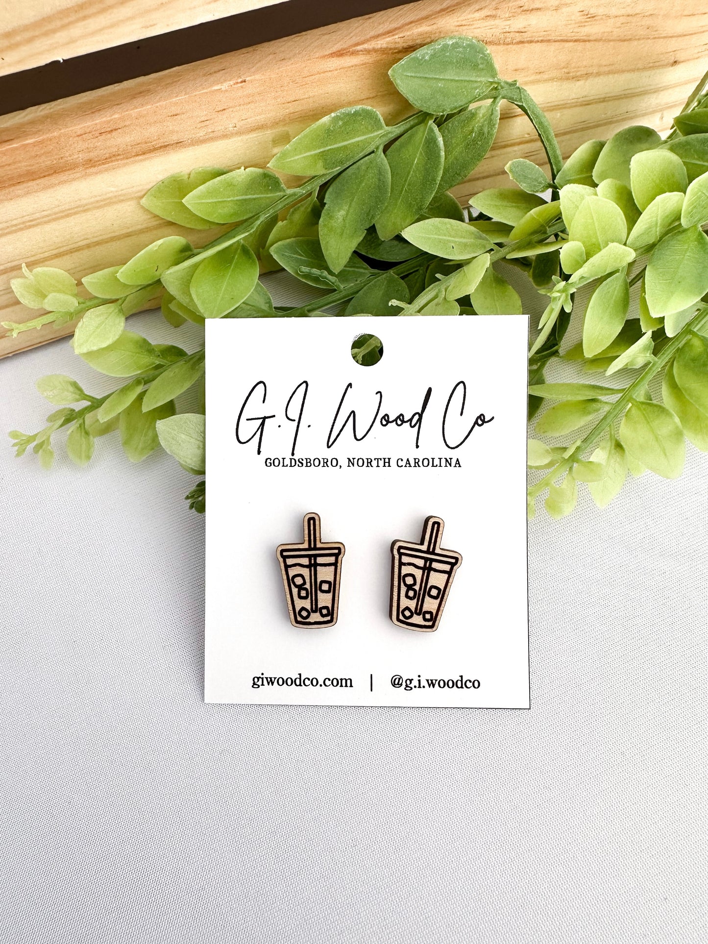 Iced Coffee Earrings