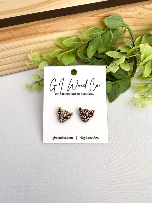 Highland Cow Earrings