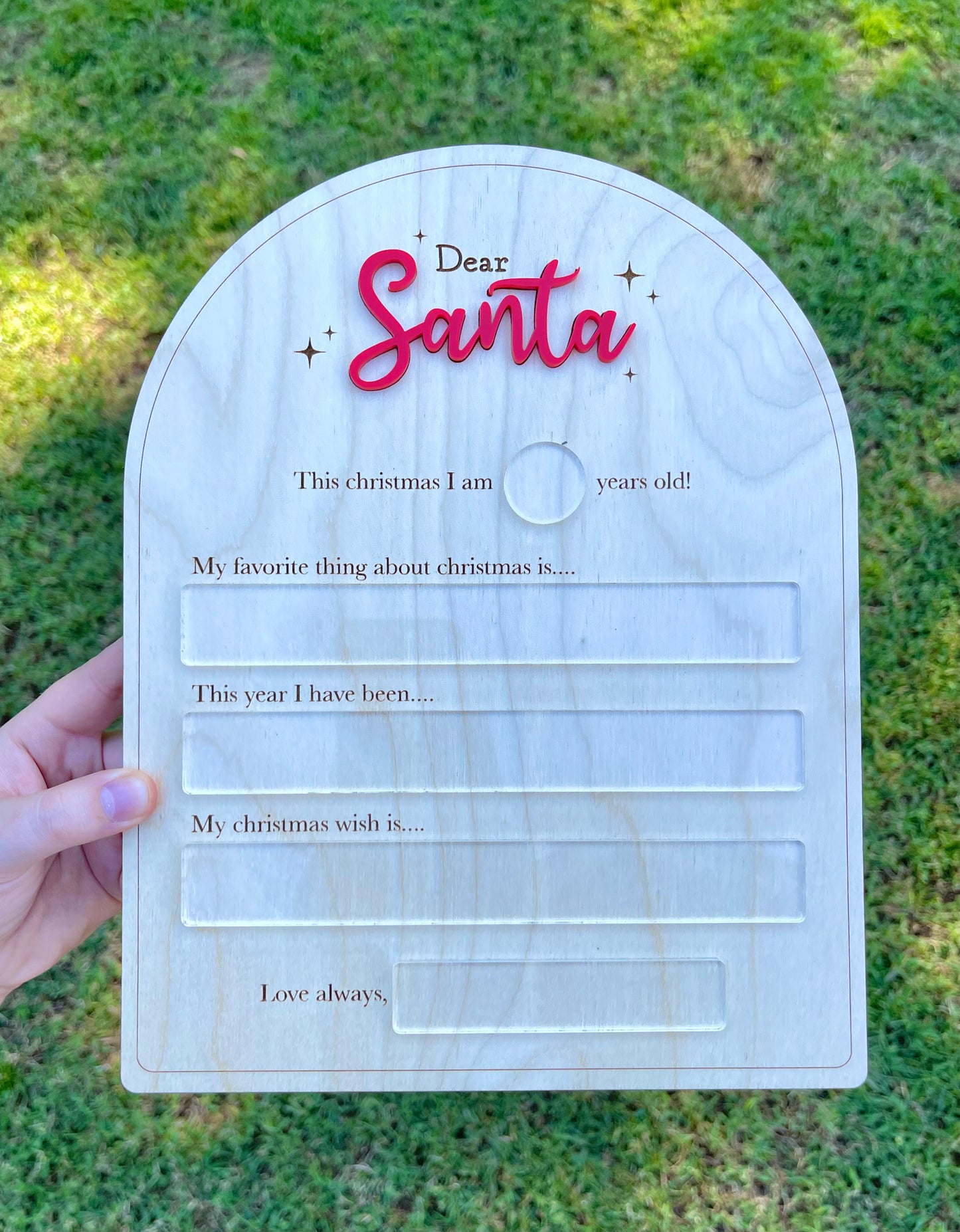 Reusable Santa Letter Board